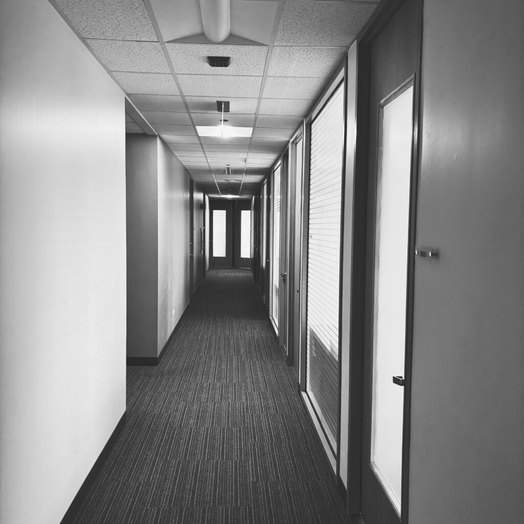 hallway to JBGODS Headquarters