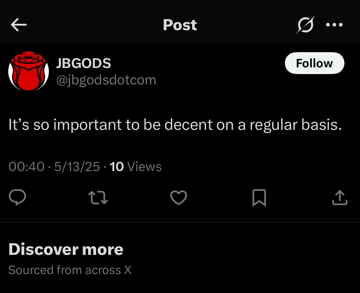 “It’s So Important To Be Decent On A Regular Basis” – Pharaoh, JBGODS